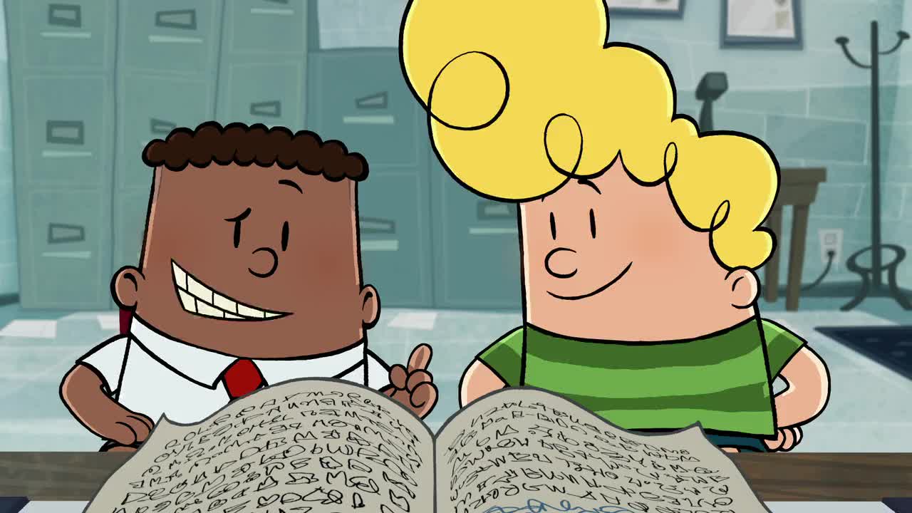 Un extrait de la série  Les aventures extraordinaires de capitaine superslip