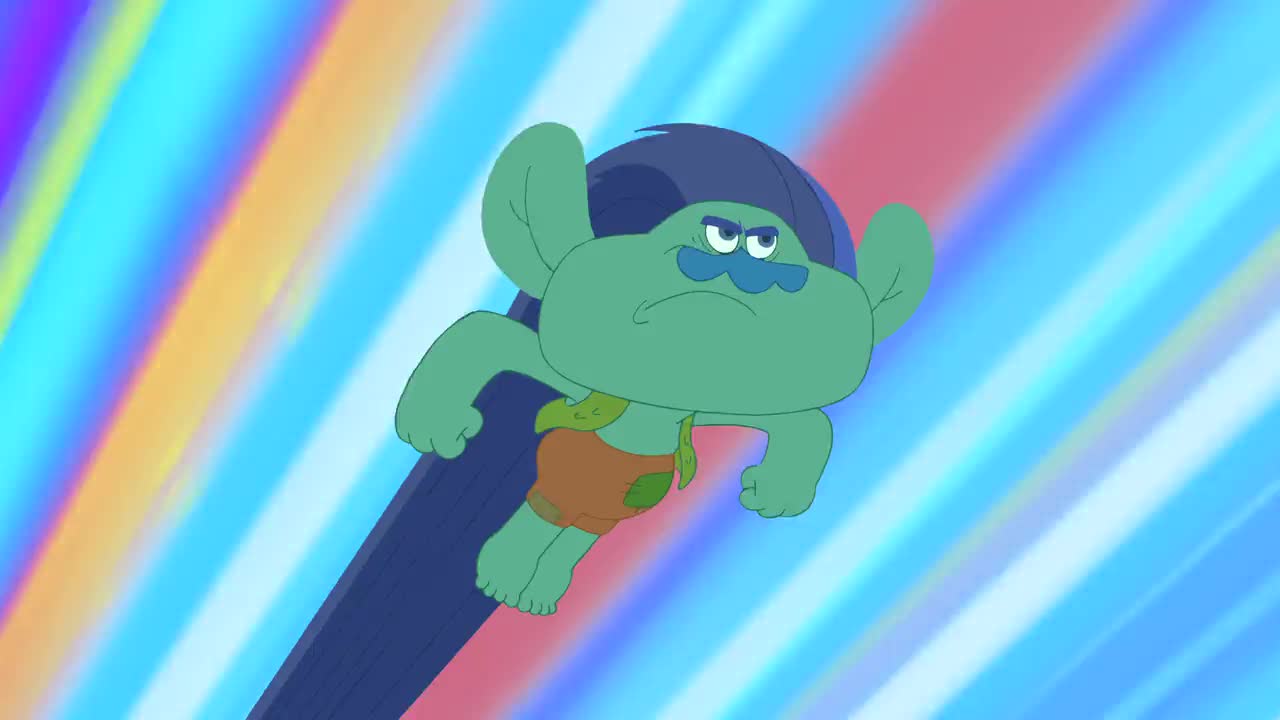 Un extrait de la série  Trolls : en avant la musique !